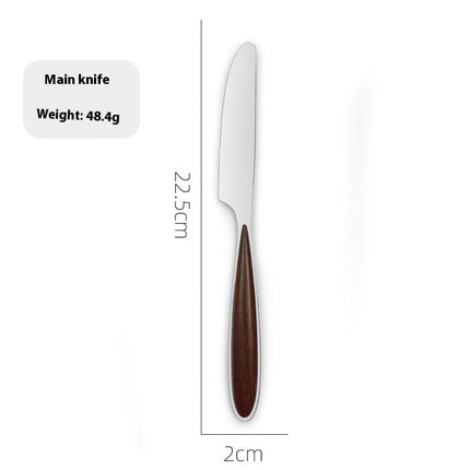 Stainless Steel Western Tableware Steak Knife, Fork And Spoon Suit