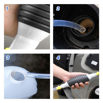 Car Manual Siphon Fuel Gas Transfer Oil Liquid Hand Air