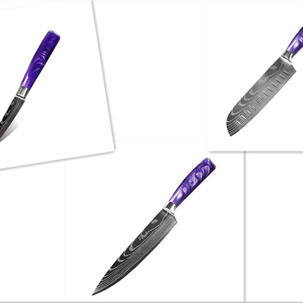 Creative Home Purple Fruit And Vegetable Knife