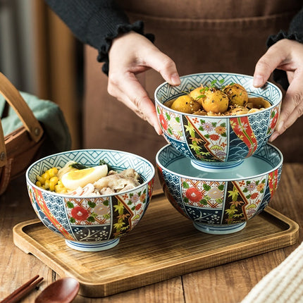 Classic High-grade Japanese Style Ceramic Bowl Large