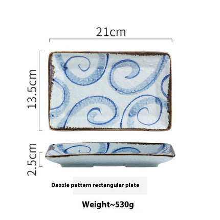 Creative Salad Vintage Ceramic Sushi Plate