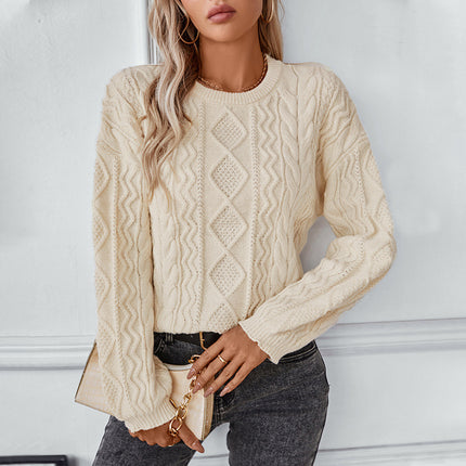 Women's Retro Loose Long-sleeved Sweater Top
