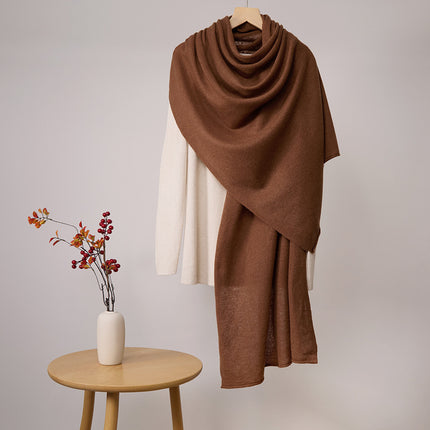 Cashmere Scarf Winter Warm All-matching Knitted Shawl