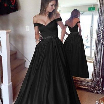 Women's Fashion Solid Color Party Dresses
