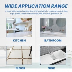 Tile Repair Adhesive Bathtub Marble Furniture Floor Tile Toile  Repair A Crack Adhesive Paste