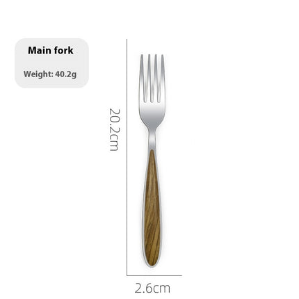 Stainless Steel Western Tableware Steak Knife, Fork And Spoon Suit