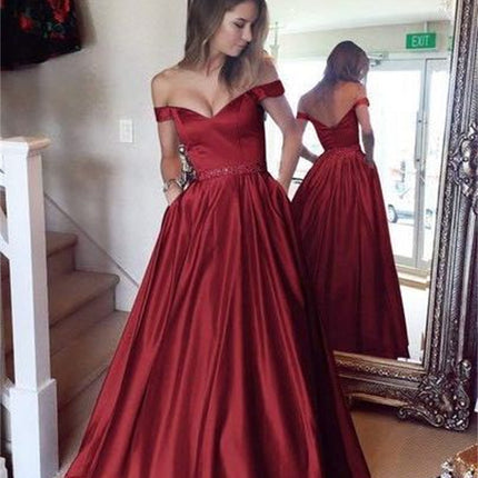 Women's Fashion Solid Color Party Dresses