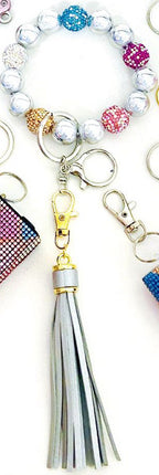 Silicone Beads Key Pendants Bracelet