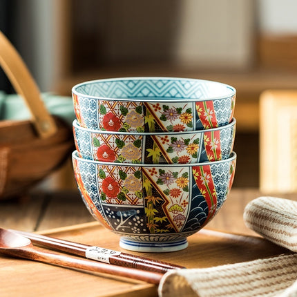 Classic High-grade Japanese Style Ceramic Bowl Large