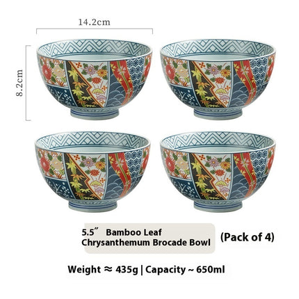 Classic High-grade Japanese Style Ceramic Bowl Large