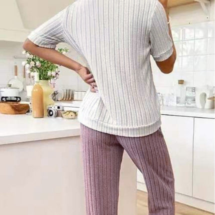 Short-sleeved Trousers Two-piece Suit Comfortable Homewear Tide