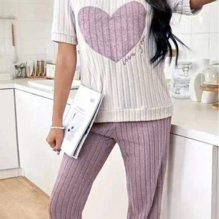Short-sleeved Trousers Two-piece Suit Comfortable Homewear Tide