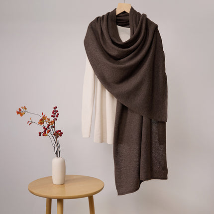 Cashmere Scarf Winter Warm All-matching Knitted Shawl