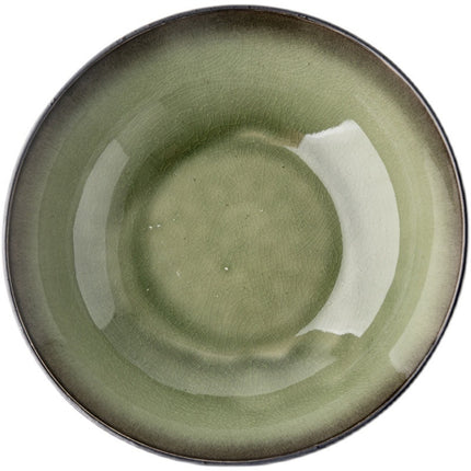 Vintage Ceramic Irregular Crackle Glaze Bowl