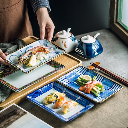 Creative Salad Vintage Ceramic Sushi Plate