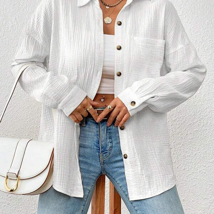 Women's Autumn Blouse Drop Shoulder
