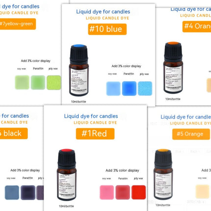 Special Dye Sand Painting For Liquid Candles