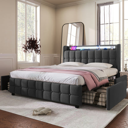 Doppelbett Aus Holz Ohne Matratze  Size 160cmx200cm