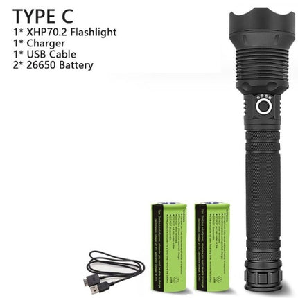 XHP70.2 Powerful Usb Led Flashlight