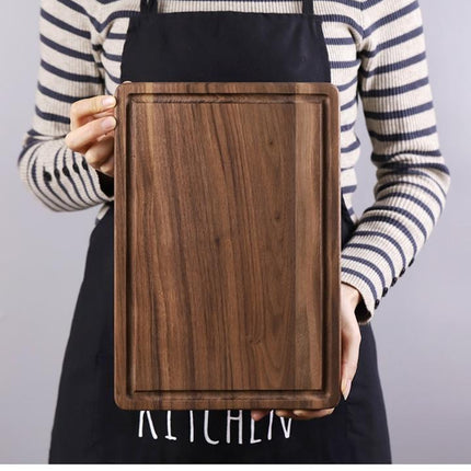 Black Walnut Wood Cutting Board Creative Whole Tray Fruit Chopping Cutting Board Wood Chopping Blocks For Kitchen