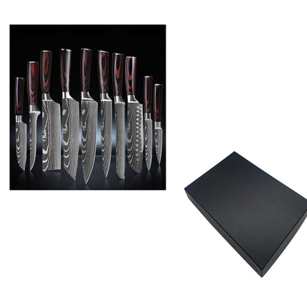 6 Piece Set 8 Piece Set 10 Piece Set Knife Chef's Knife Chef's Knife Kitchen Knife Cooking