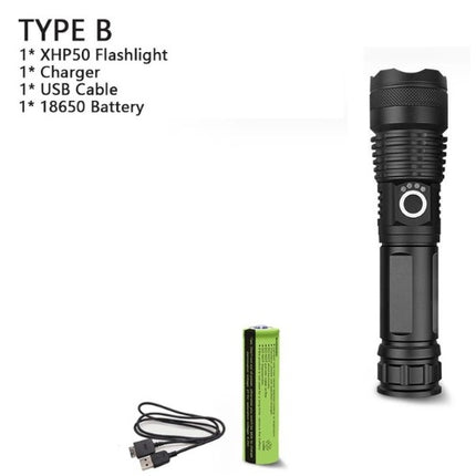 XHP70.2 Powerful Usb Led Flashlight