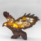 Eagle / String with lights