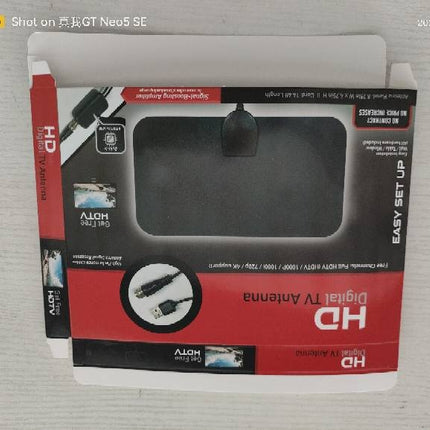 European And American Digital TV Indoor Antenna Ground Wave Mini HDTV Antenna