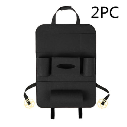 Auto Car Backseat Organizer Car-Styling Holder Multi-Pocket Seat Wool Felt Storage Multifunction Vehicle Accessories Bag