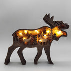 Deer / String with lights