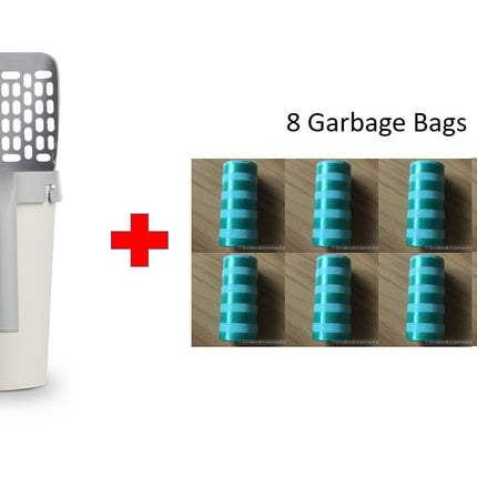 Storage Box Integrated Lazy Cat Litter Shovel Set