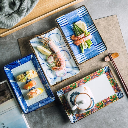 Creative Salad Vintage Ceramic Sushi Plate