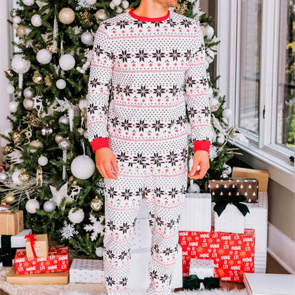 European And American Christmas Parent-child Wear Homewear Suits Pajamas