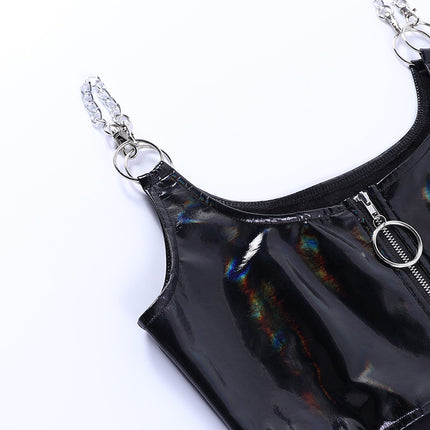 Deep V Umbilical Small Strap Chest