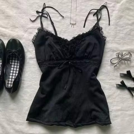 Cute Fashion Bow Waist Trimming Fashion Gothic Vintage Skirt