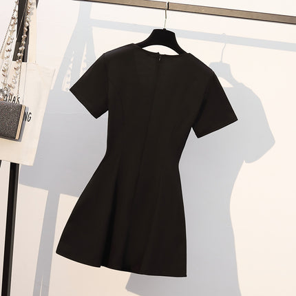 Summer Waist Cover Belly Dress Plus Size Women's Two-Piece Suit