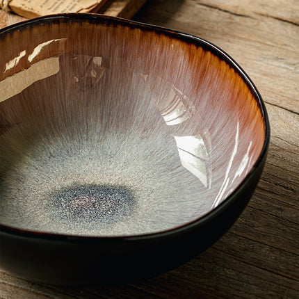 95 Inch Ceramic Irregular Soup Bowl