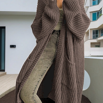 Autumn And Winter Long Sweater Women's Loose All-matching Base Long-sleeved Knitted Cardigan