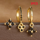 E1638 Gold Black 3PCs