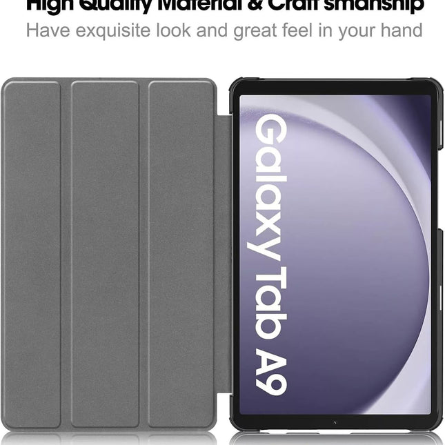 11in For Galaxy Tab A9 PLUS  2023 Leather Smart Cover Flip Tablet Case