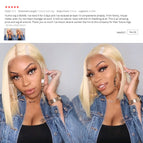 12inch Bob Wig180Density T Pa