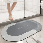 Light Grey oval / 40x60cm
