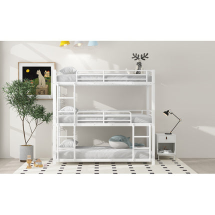 Triple Bunk Bed In Metal