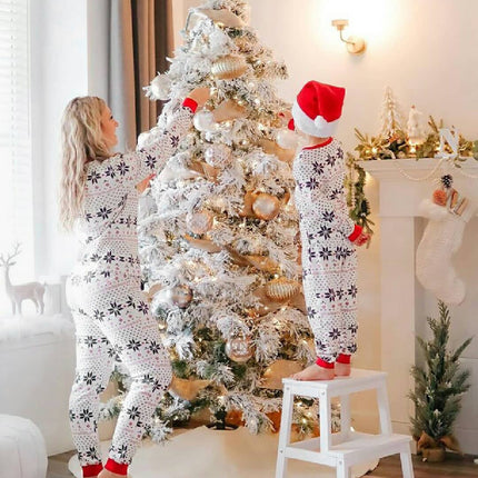 European And American Christmas Parent-child Wear Homewear Suits Pajamas