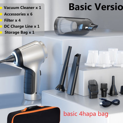 Car Mounted Brushless Handheld Inflatable  Vacuum Cleaner