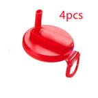 No LOGO / Red / 4PCS