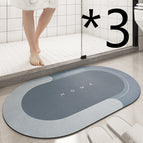 3pcs Blue oval / 40x60cm