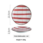 9inches Plaid Red