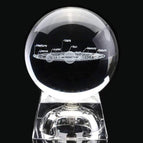 80mm / LED crystal base