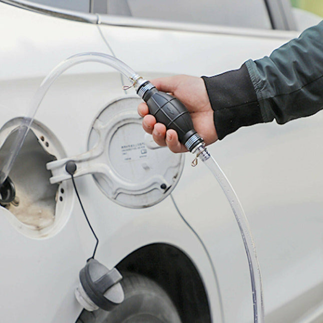 Car Manual Siphon Fuel Gas Transfer Oil Liquid Hand Air